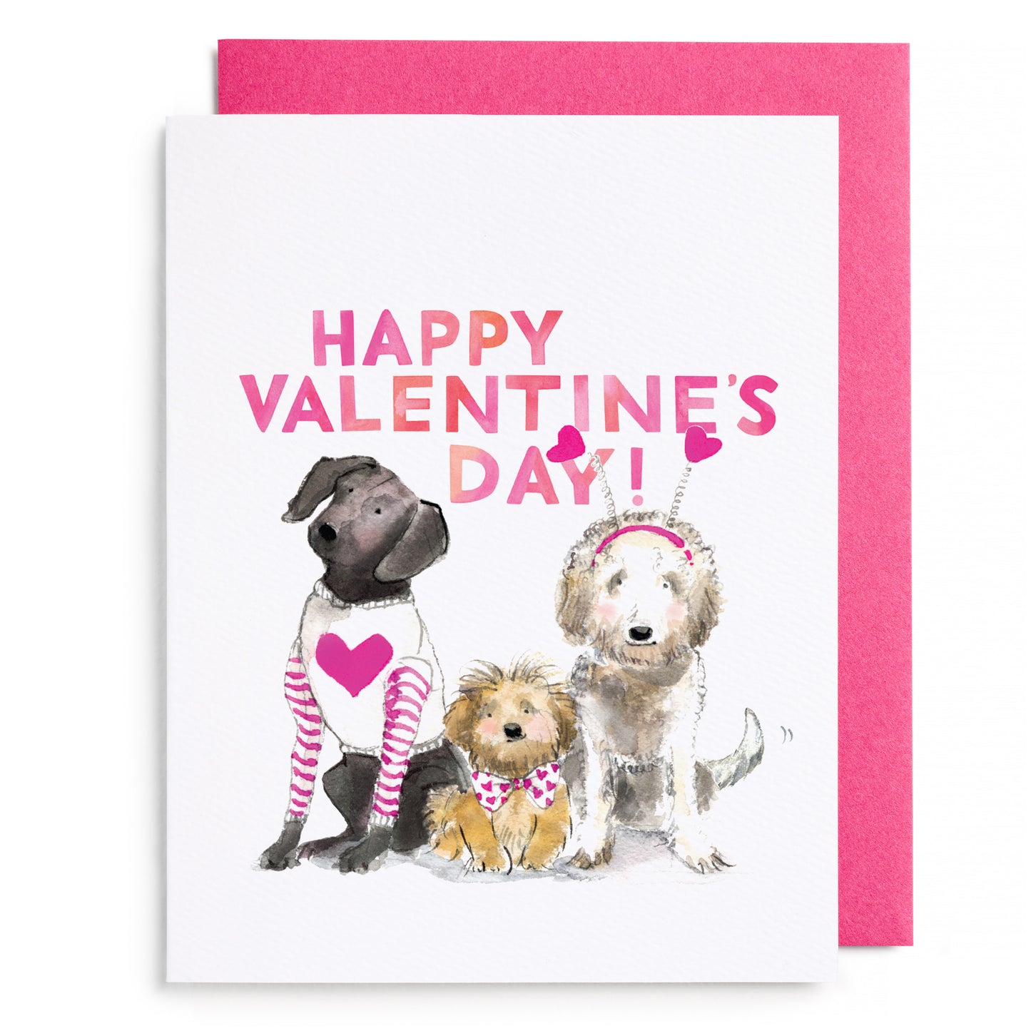 Valentine Doggies Greeting Card