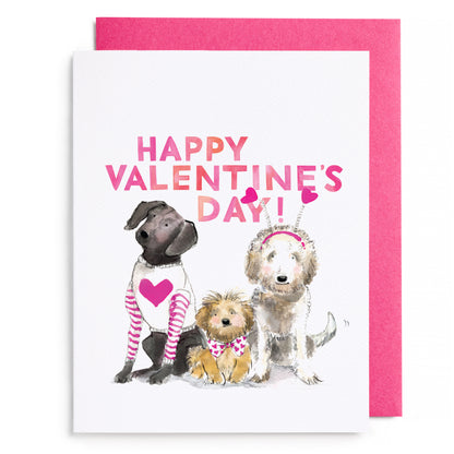 Valentine Doggies Greeting Card