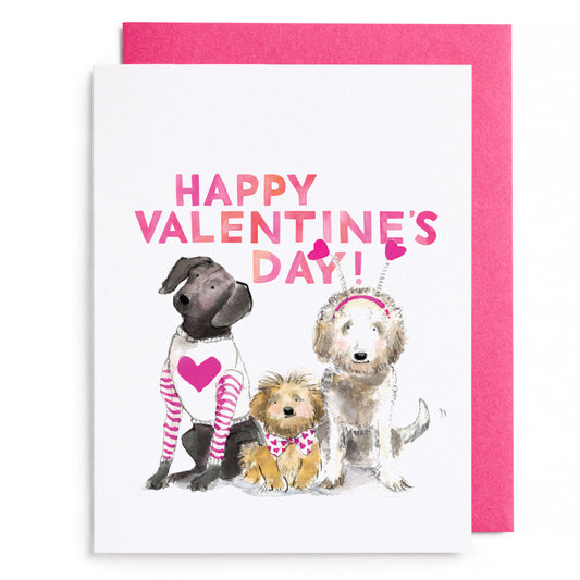 Valentine Doggies Greeting Card