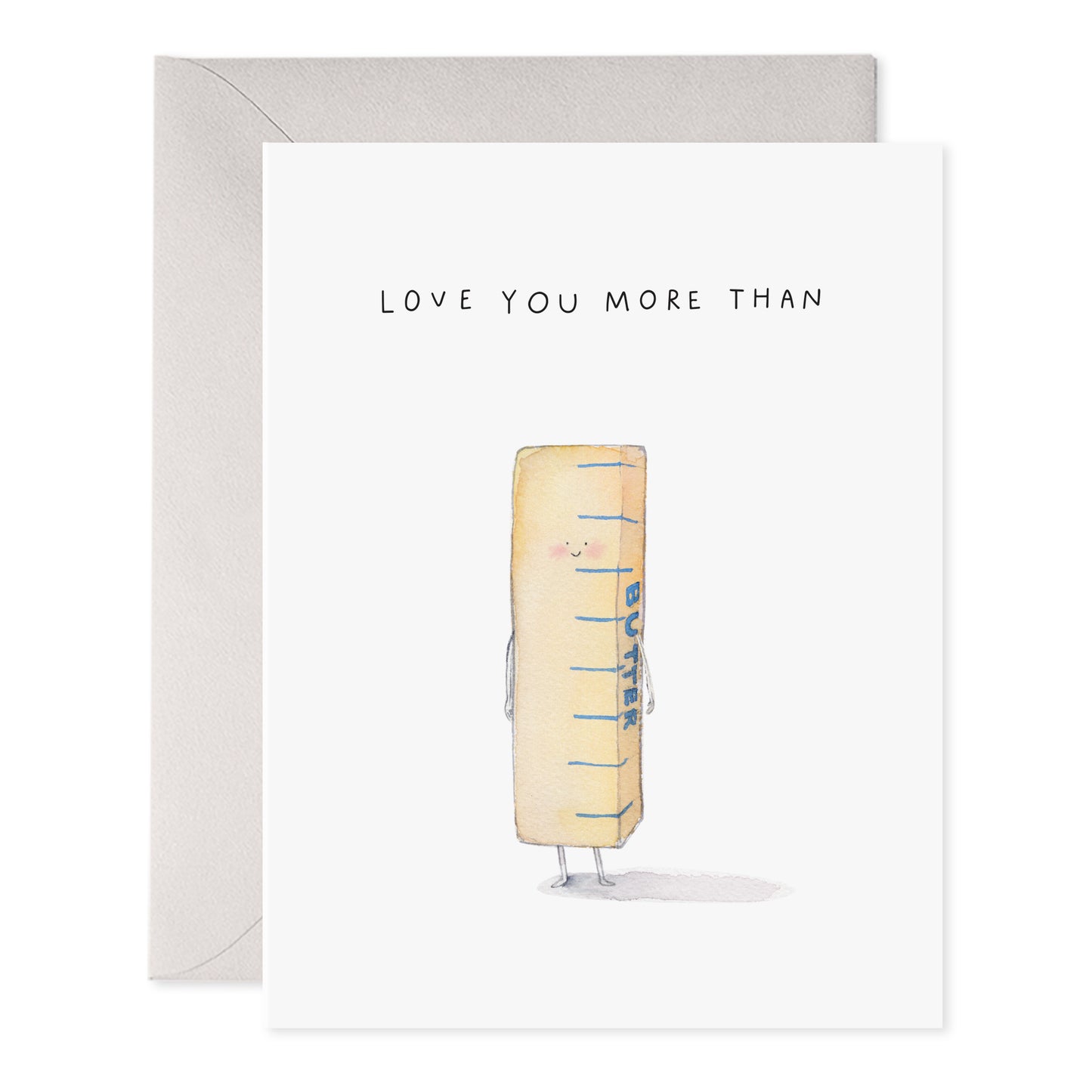 More Than Butter Greeting Card