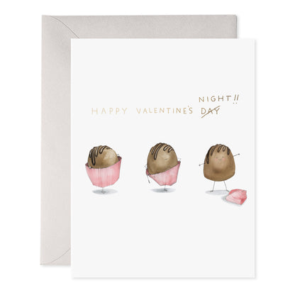 Chocolate Striptease Greeting Card