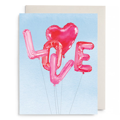 Helium Love Greeting Card