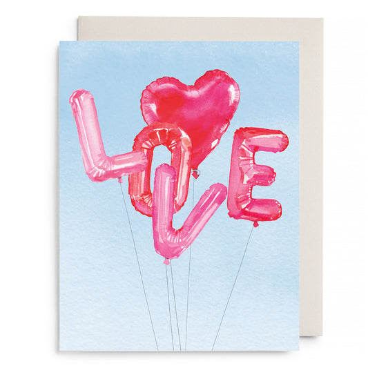 Helium Love Greeting Card