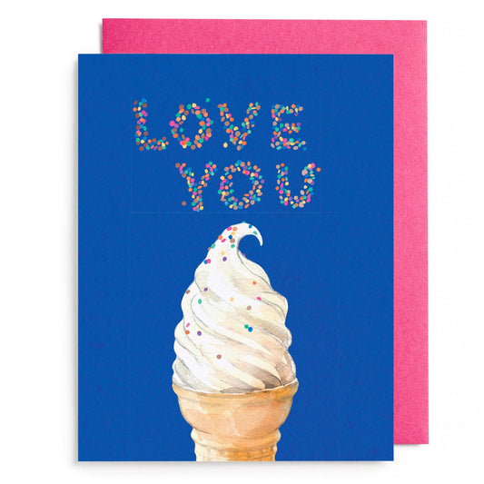 Soft Serve Love You Greeting Card