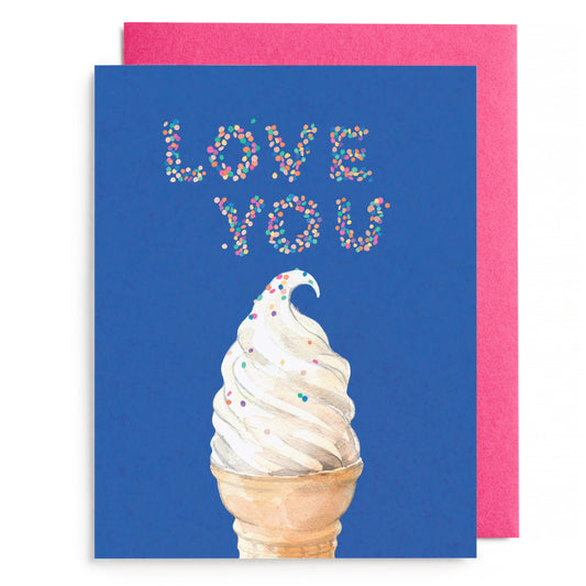 Soft Serve Love You Greeting Card