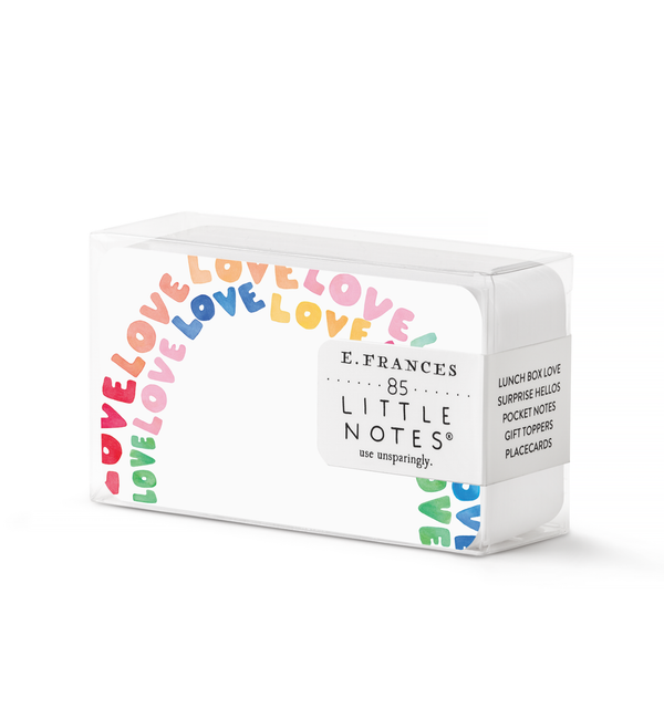 Love Rainbow Little Notes tiny small notecards