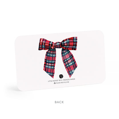 Plaid Bow Little Notes®