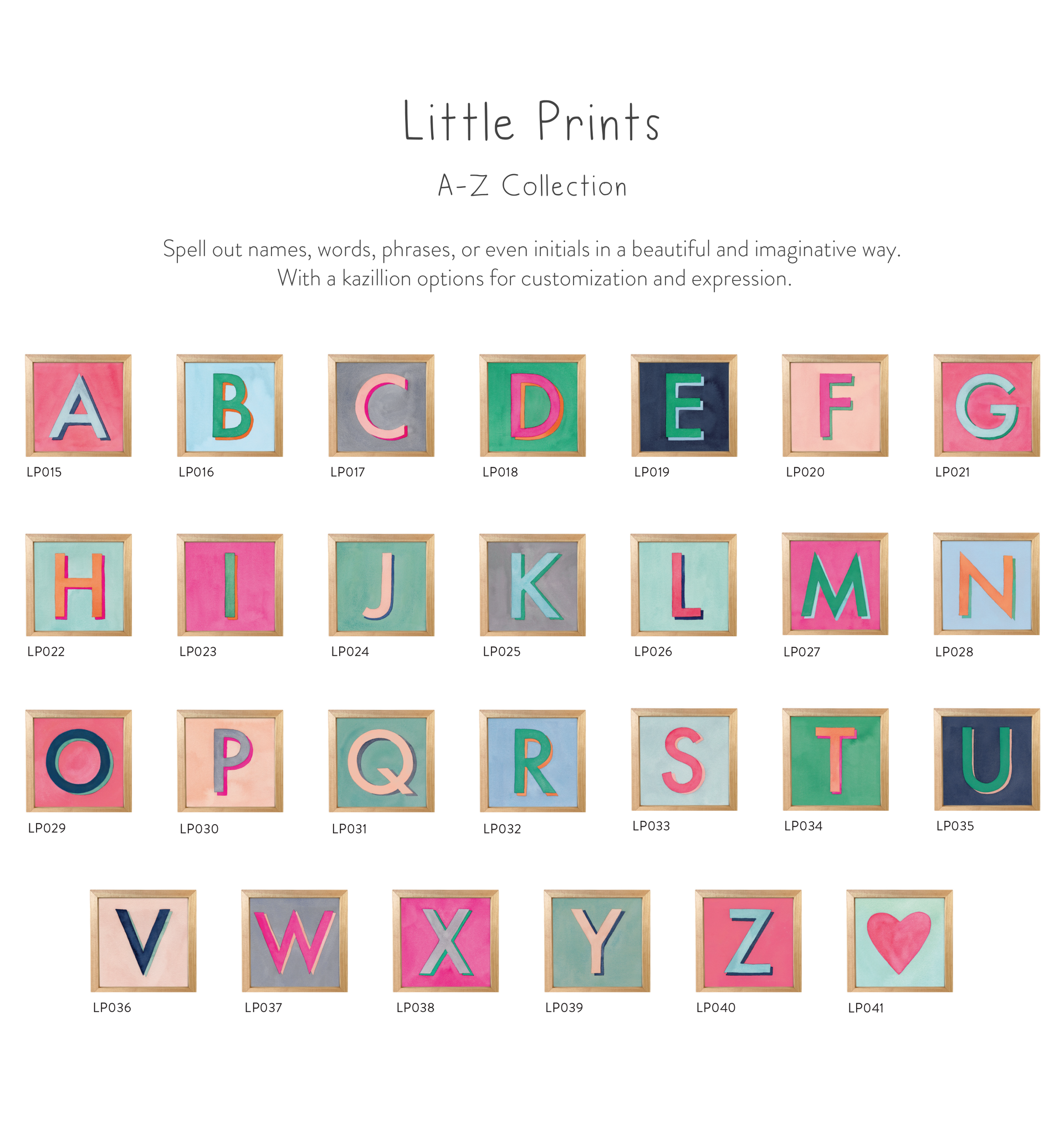 Y is for... Little Print