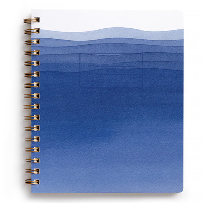 Blue Waves Notebook