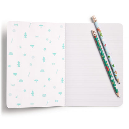 Off Leash Set of Two Stitched Notebooks