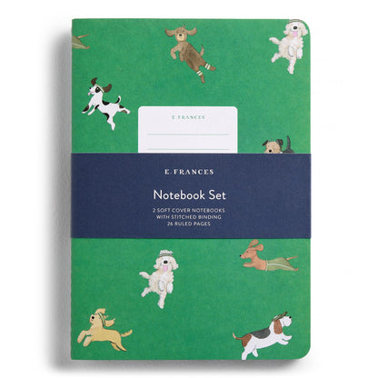 Off Leash Set of Two Stitched Notebooks