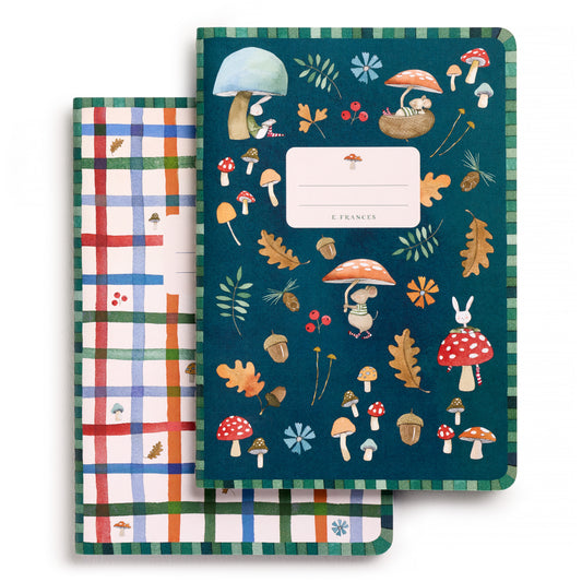 Through The Woods Set of Two Stitched Notebooks