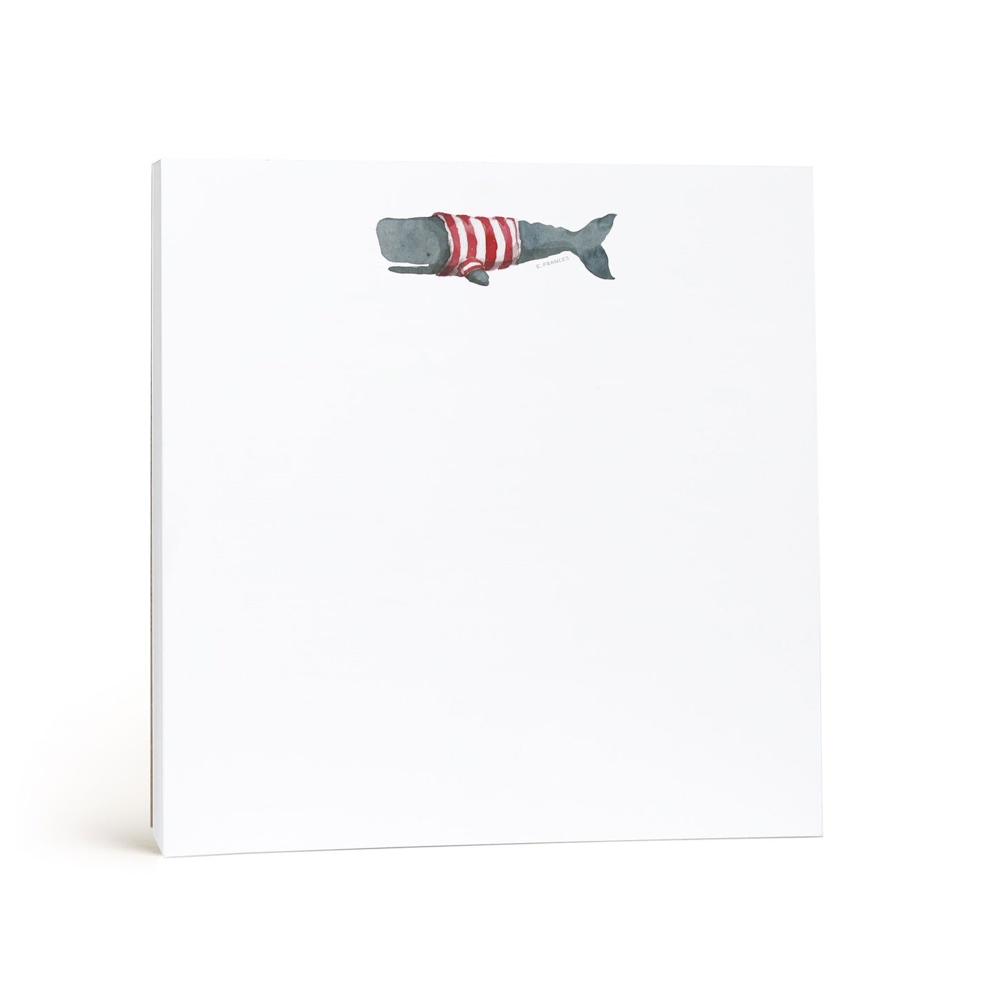 Stripey Frankie the Whale Chunky Notepad
