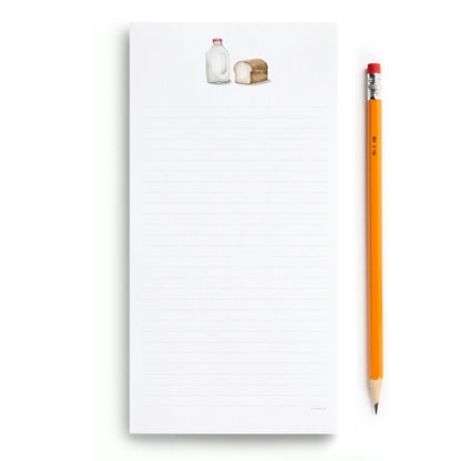 Milk and Bread Market Notepad