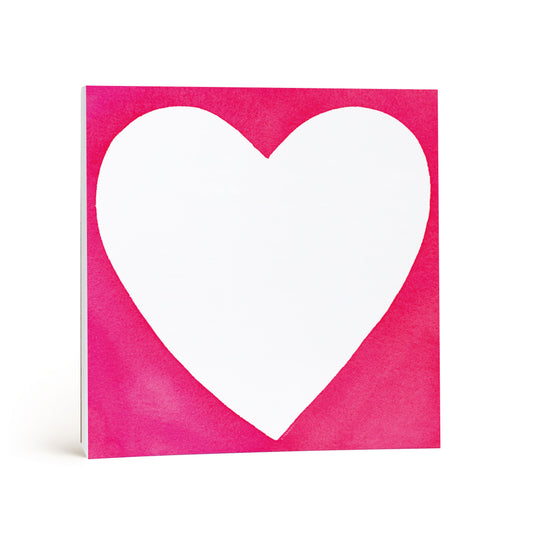 Chubby Heart Chunky Notepad