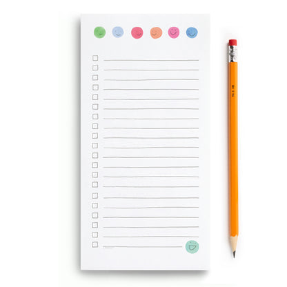 Happy Dots Market Notepad