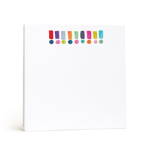 Exclamation Square Notepad