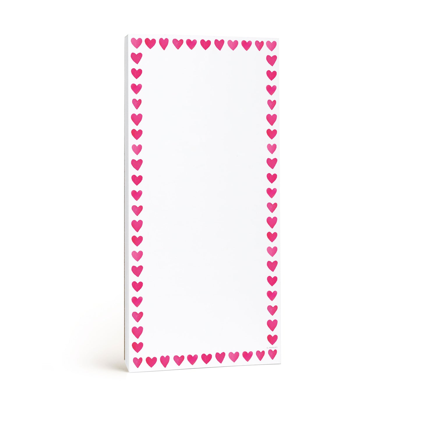 Mini Hearts Frame Market Notepad