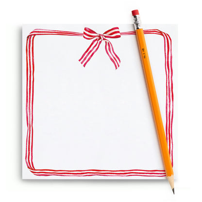 Red Ribbon Candy Chunky Notepad