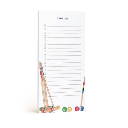 Game On Croquet Market Notepad