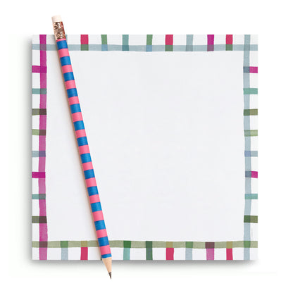 Happy Plaid Chunky Notepad
