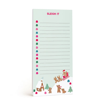 Sleigh It Gingerbread Market Notepad