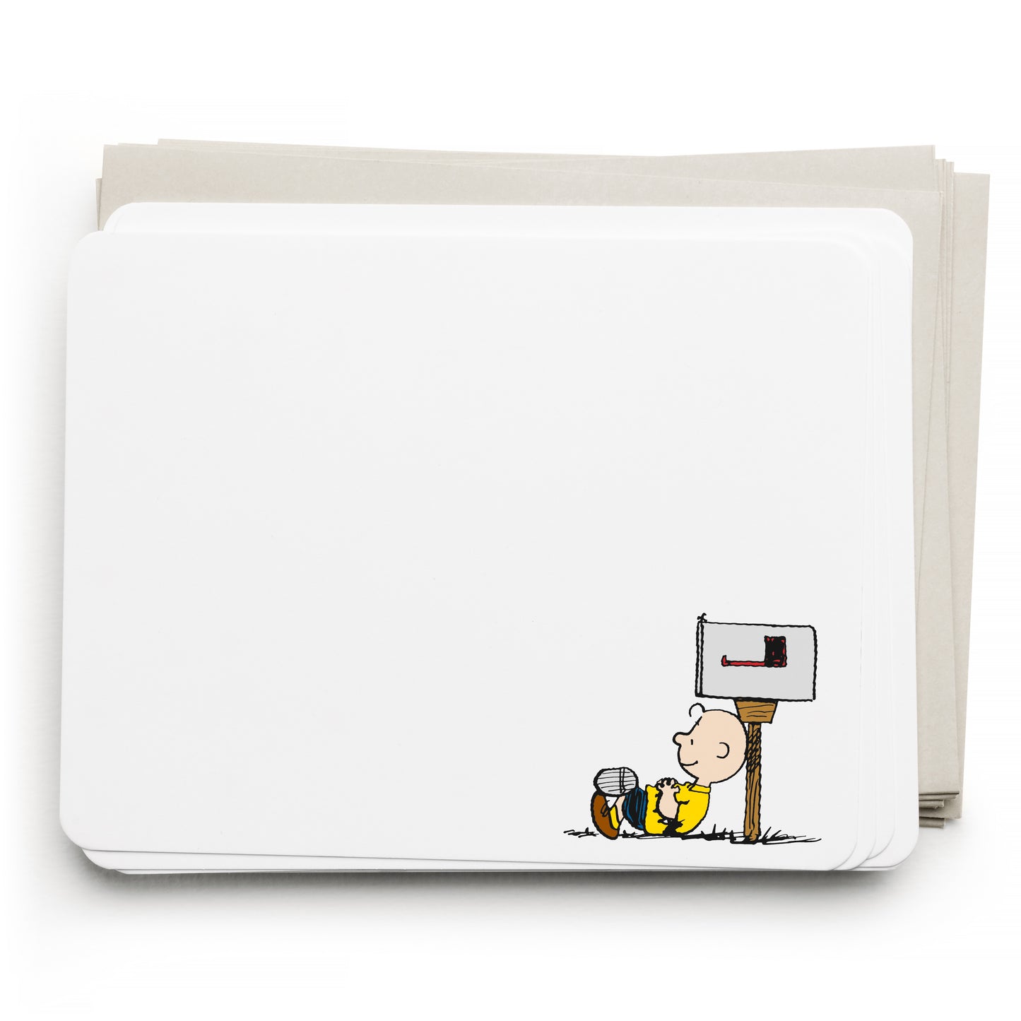 E. Frances x Peanuts® Charlie Brown Mailbox Flat Notes