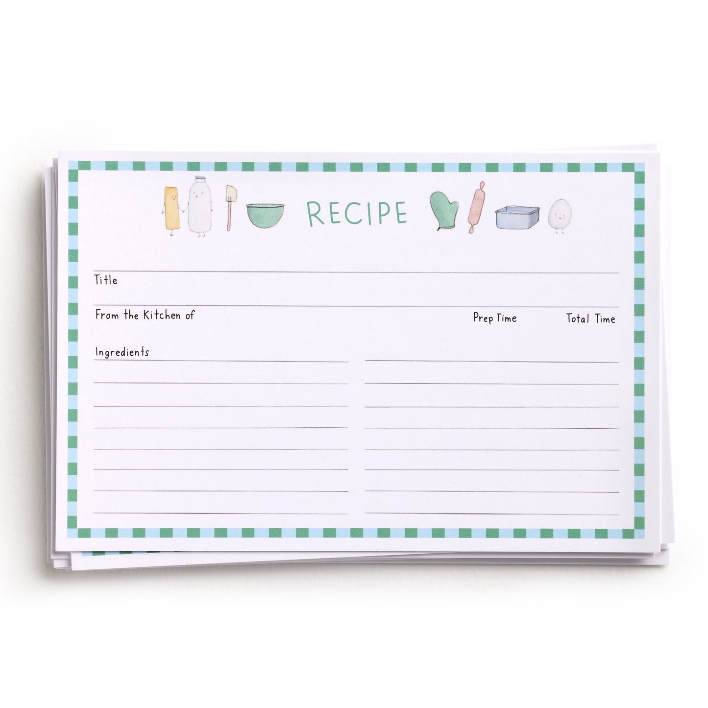 Dessert First Recipe Card Set