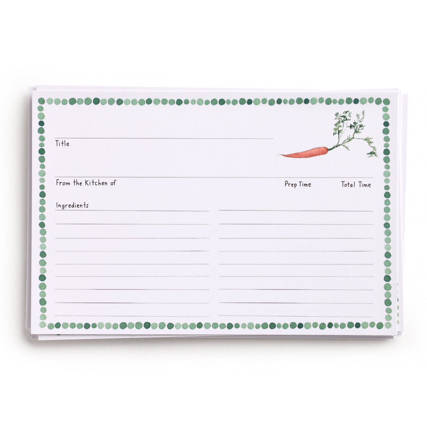 Farm to Table Recipe Card Set