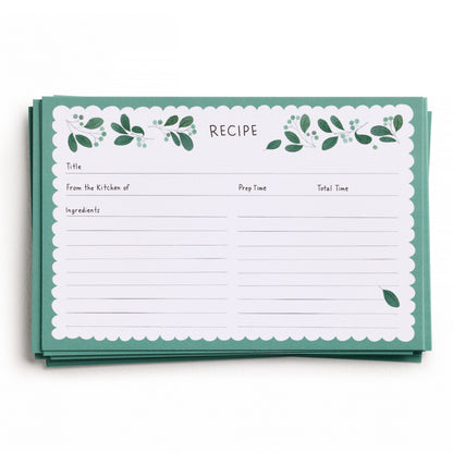 Chirps and Cheers Recipe Card Set