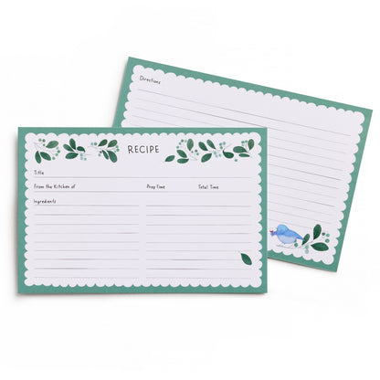 Chirps and Cheers Recipe Card Set