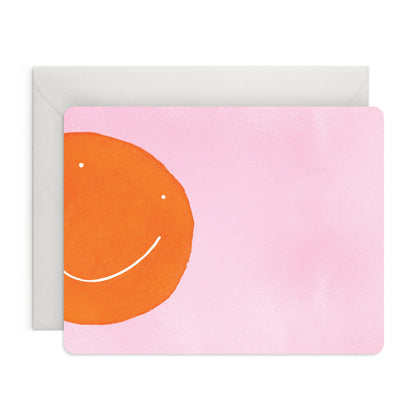Orange Smiley Flat Notes