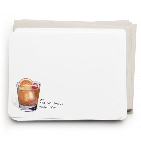 Old Fashioned Thank You Flat Notes – E. Frances Paper
