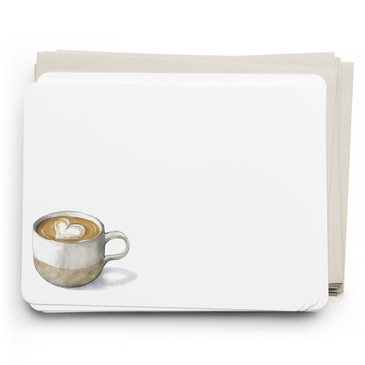 Latte Love Flat Note Set