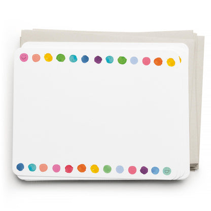 Happy Dots Flat Note Set
