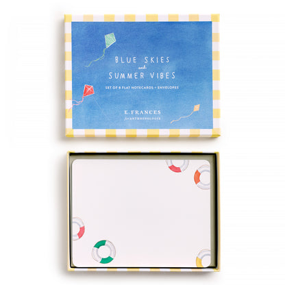 Blue Skies and Summer Vibes Assorted Flat Note Set