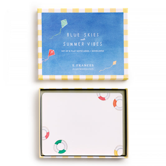 Blue Skies and Summer Vibes Assorted Flat Note Set