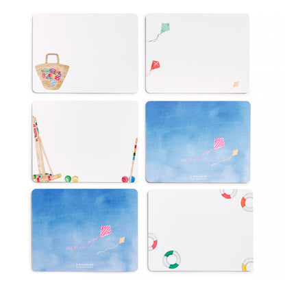 Blue Skies and Summer Vibes Assorted Flat Note Set