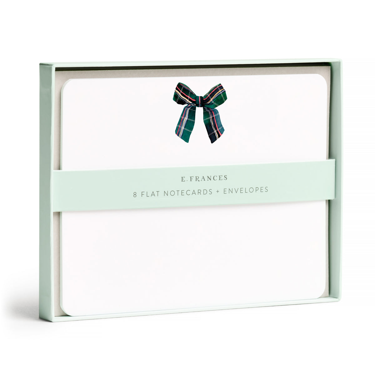 Plaid Bow Flat Note Set