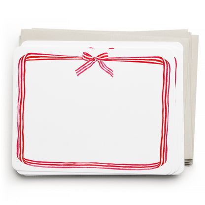Red Ribbon Candy Flat Note Set