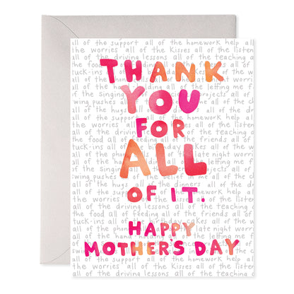 For All Of It Greeting Card