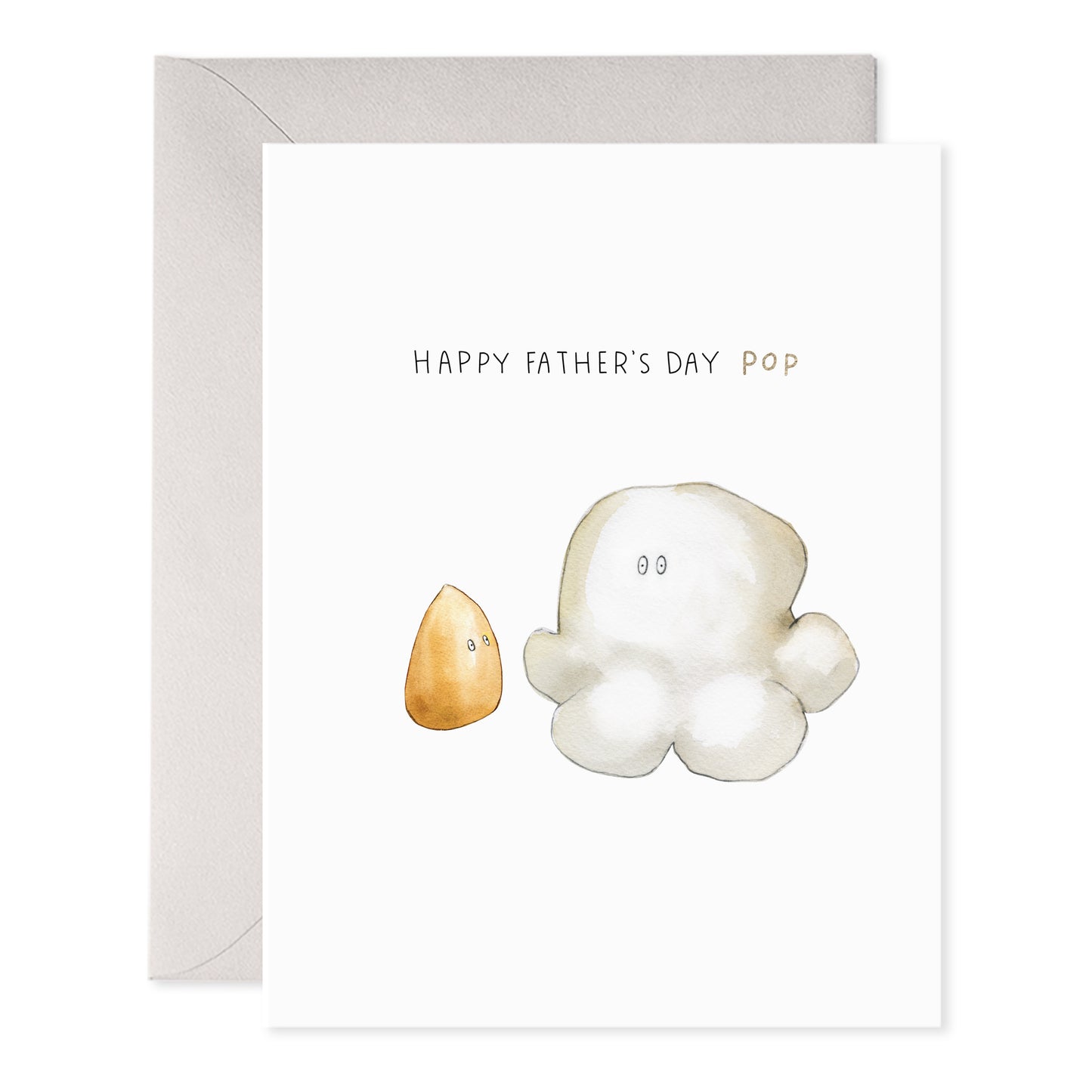 Kernel and Pop Greeting Card