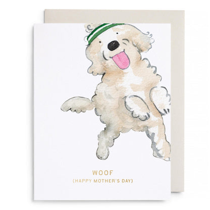 Off Leash Mother's Day Greeting Card
