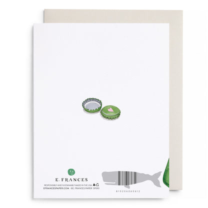 Beer Cheers Anniversary Greeting Card