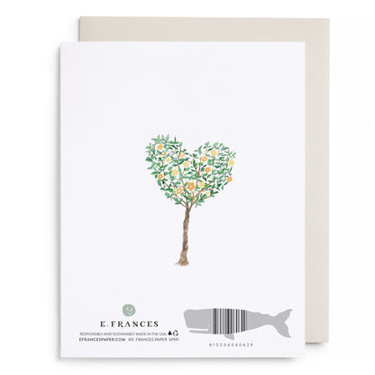 Yellow Garden Anniversary Greeting Card