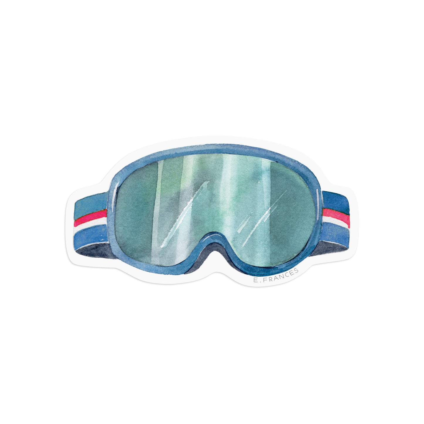 Ski Goggles Sticker