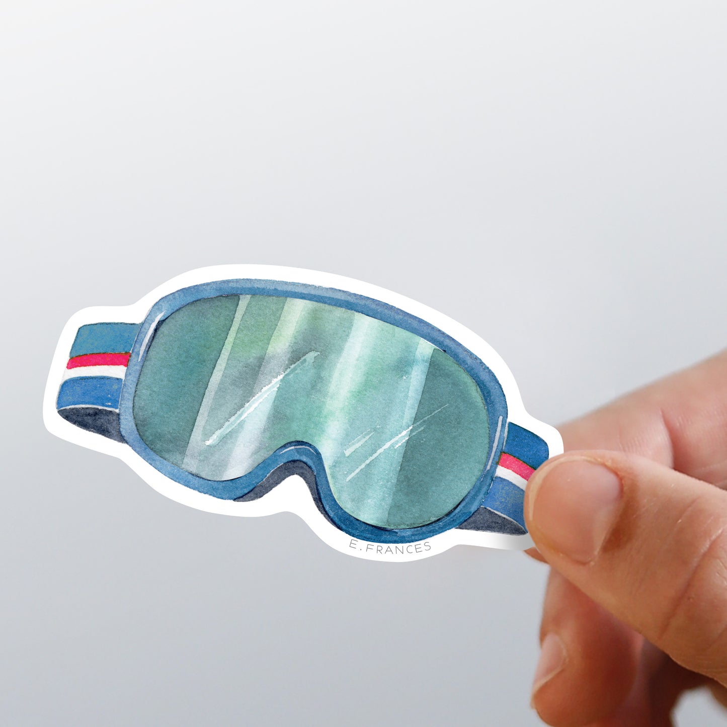 Ski Goggles Sticker