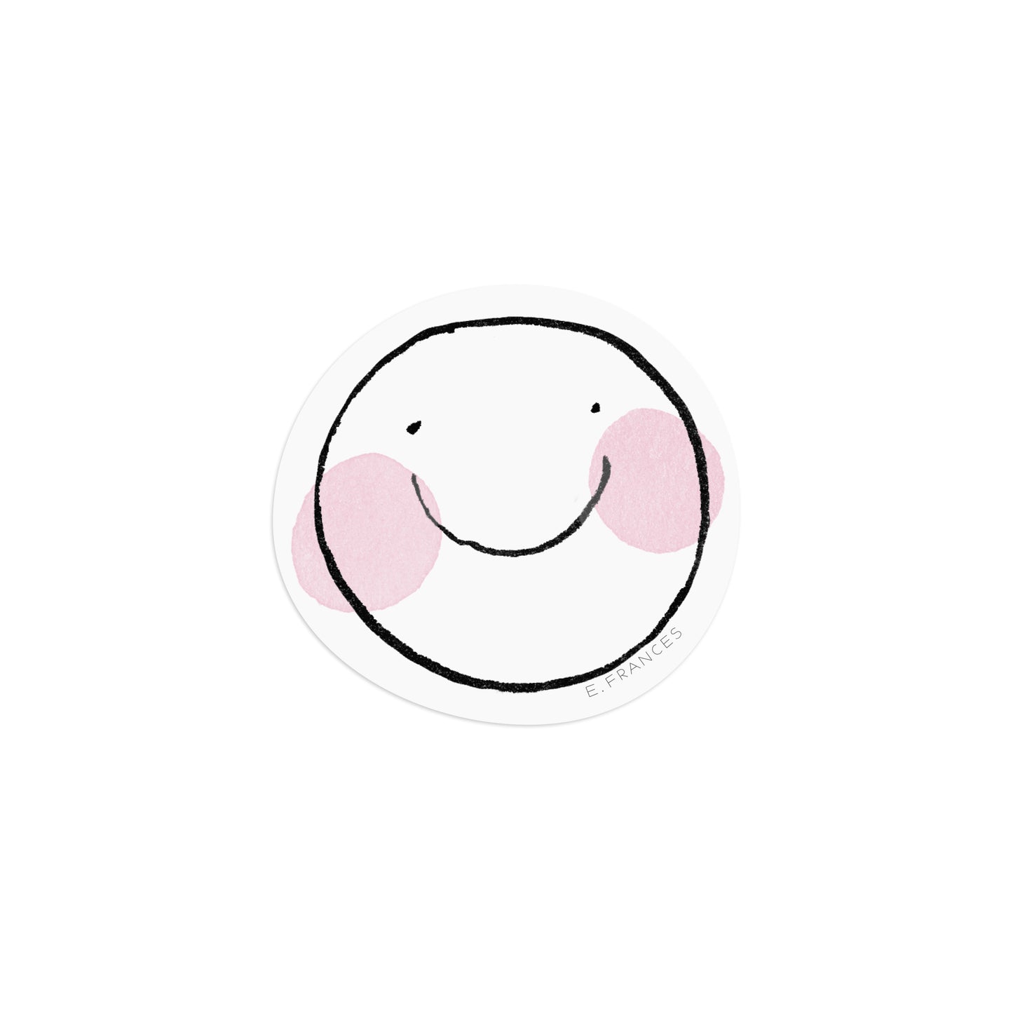 Pink Cheeks Sticker
