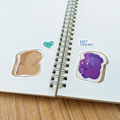 BFF PB and J Sticker