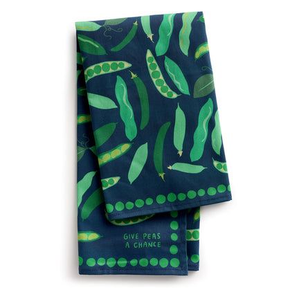 Give Peas a Chance Tea Towel